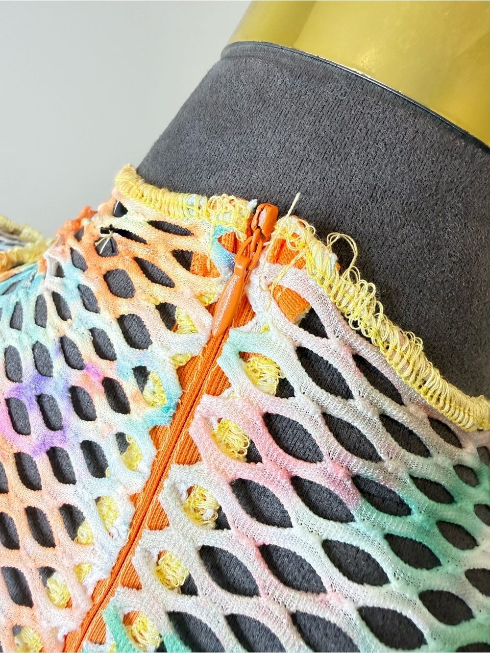 Colorful Fishnet Dress - Picture 15 of 16